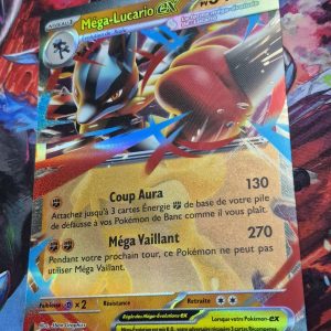 Cartes Pokémon jumbo Méga-Lucario ex (FR)
